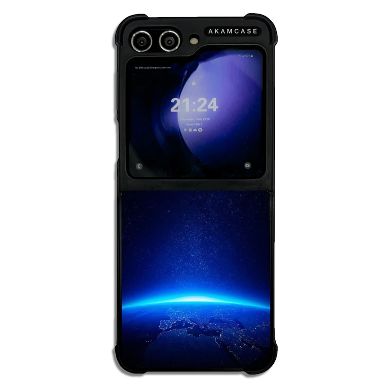کاور آکام مدل AMC-WSGZFLIP5-PLANET-15 مناسب برای گوشی موبایل سامسونگ Galaxy Z Flip 5