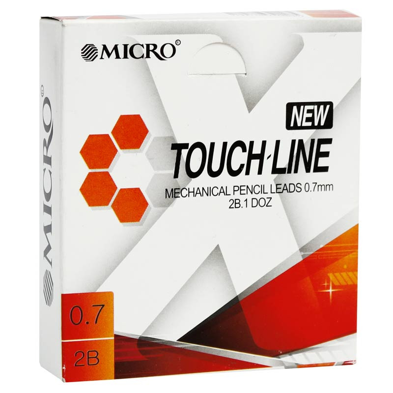 نوک مداد نوکی 0.7 میلی متری میکرو مدل TOUCH-LINE بسته 12 عددی نوک مداد نوکی 0.7 میلی متری میکرو مدل TOUCH-LINE بسته 12 عددی