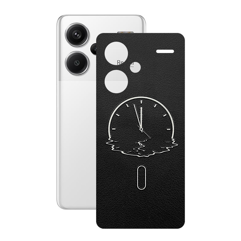 برچسب پوششی ریمکس مدل Leth طرح ساعت مناسب برای گوشی موبایل شیائومی Redmi Note 13 Pro Plus