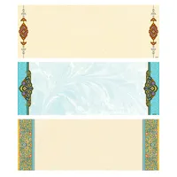 کاغذ تذهیب خانه تذهیب مدل کتیبه کد K1028 مجموعه 100 عددی