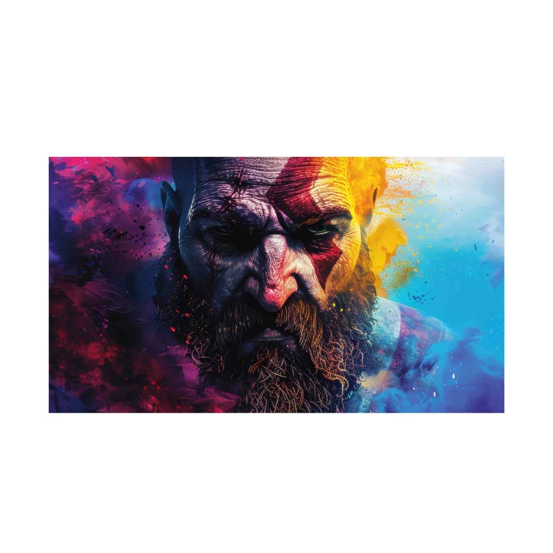 برچسب پلی استیشن ۲ مدل خدای جنگ 4 کد 2025