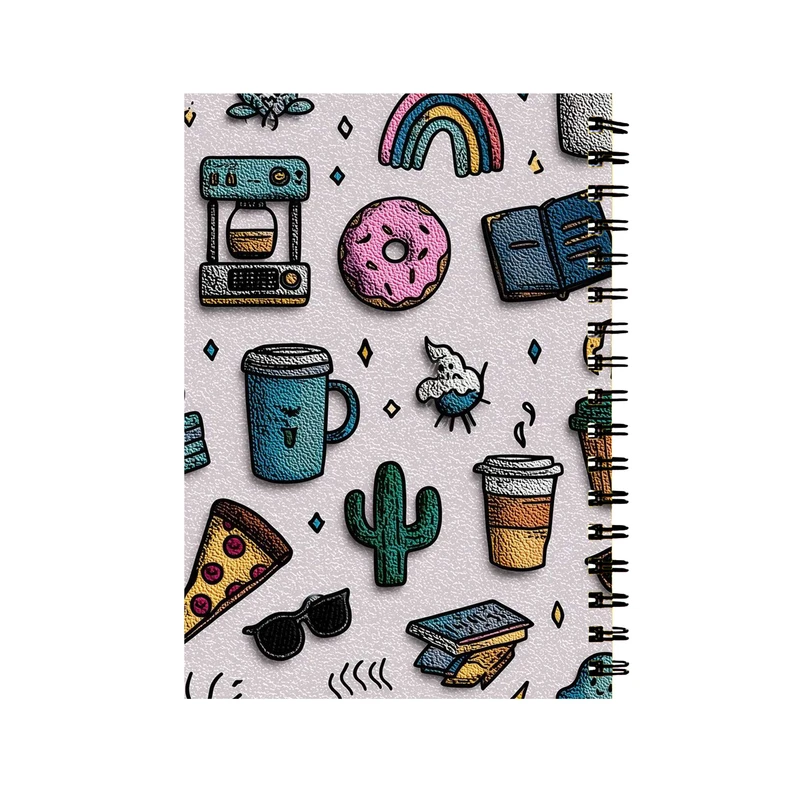 دفتر مشق 60 برگ مدل فانتزی کد 05