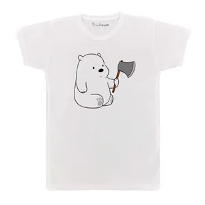 تی شرت بچگانه پرمانه طرح خرس های کله فندقی کد pmt.5595