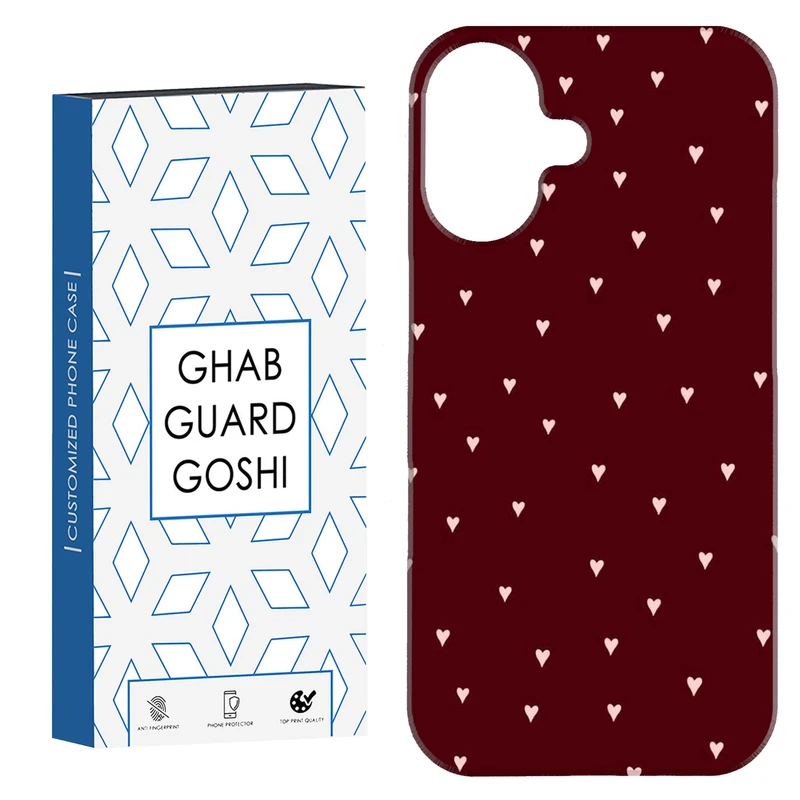 کاور قاب گارد گوشی طرح قلب کد Dimo-938 مناسب برای گوشی موبایل اپل Iphone 16     