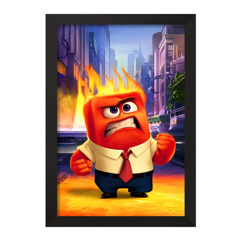 تابلو خندالو مدل شخصیت خشم اینساید اوت کد F12655