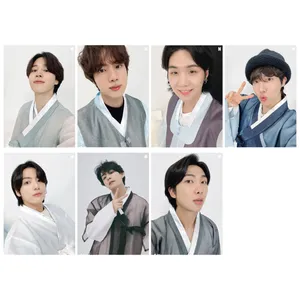 آویز تزیینی مدل BTS 2022 HAPPY DALMAJUNG مجموعه 7 عددی