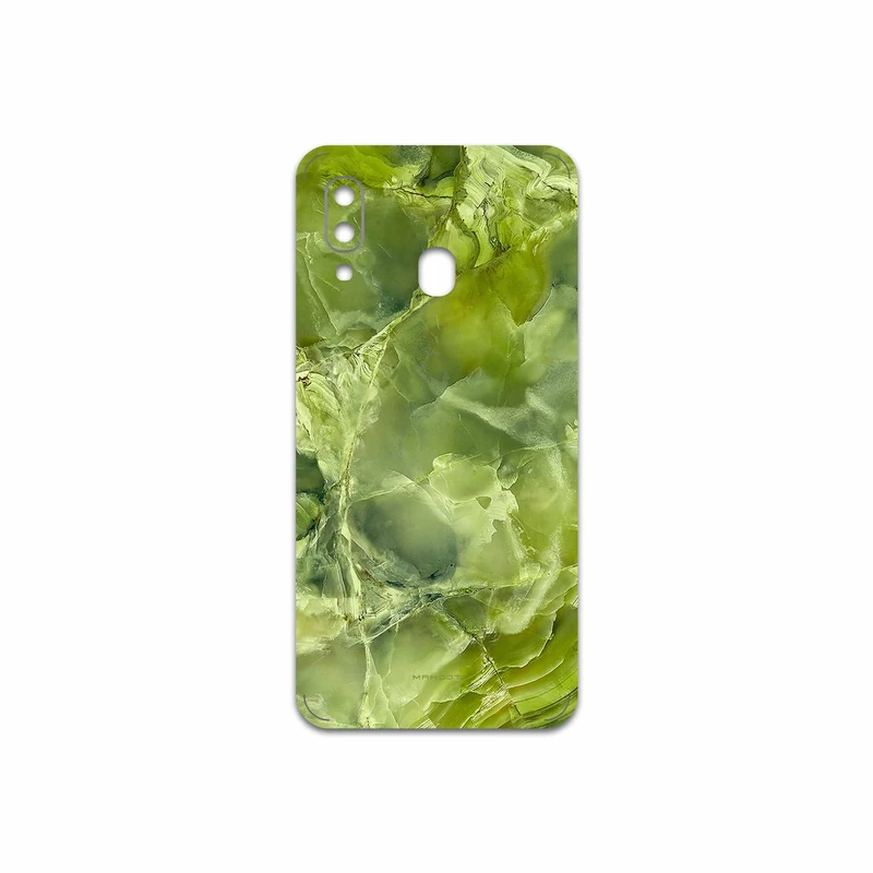 برچسب پوششی ماهوت مدل Green Crystal Marble مناسب برای گوشی موبایل سامسونگ Galaxy A40