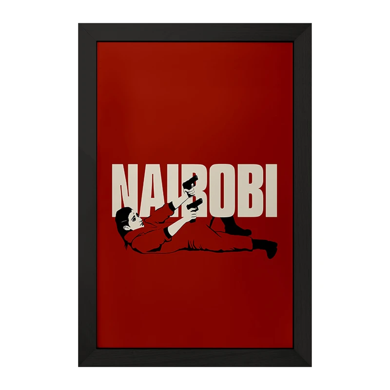 تابلو خندالو مدل نایروبی سریال خانه ی کاغذی کد F1714