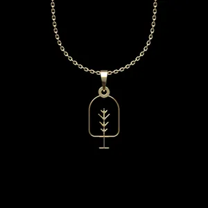 گردنبند طلا 18 عیار زنانه مدوپد مدل درخت کد L2-1-1029