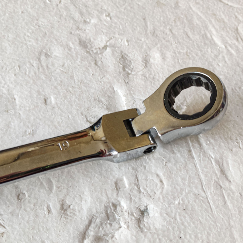 آچار یکسر تخت و یکسر رینگی جغجغه ای مدل ART : 1024 مجموعه 7 عددی