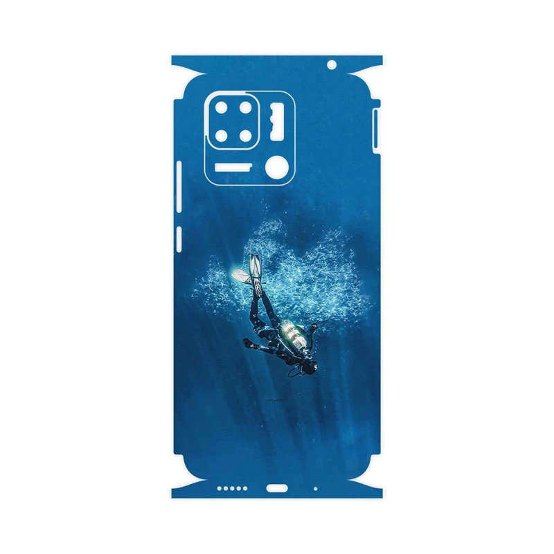 برچسب پوششی ماهوت مدل Scuba_Diving-FullSkin مناسب برای گوشی موبایل شیائومی Redmi 10 Power