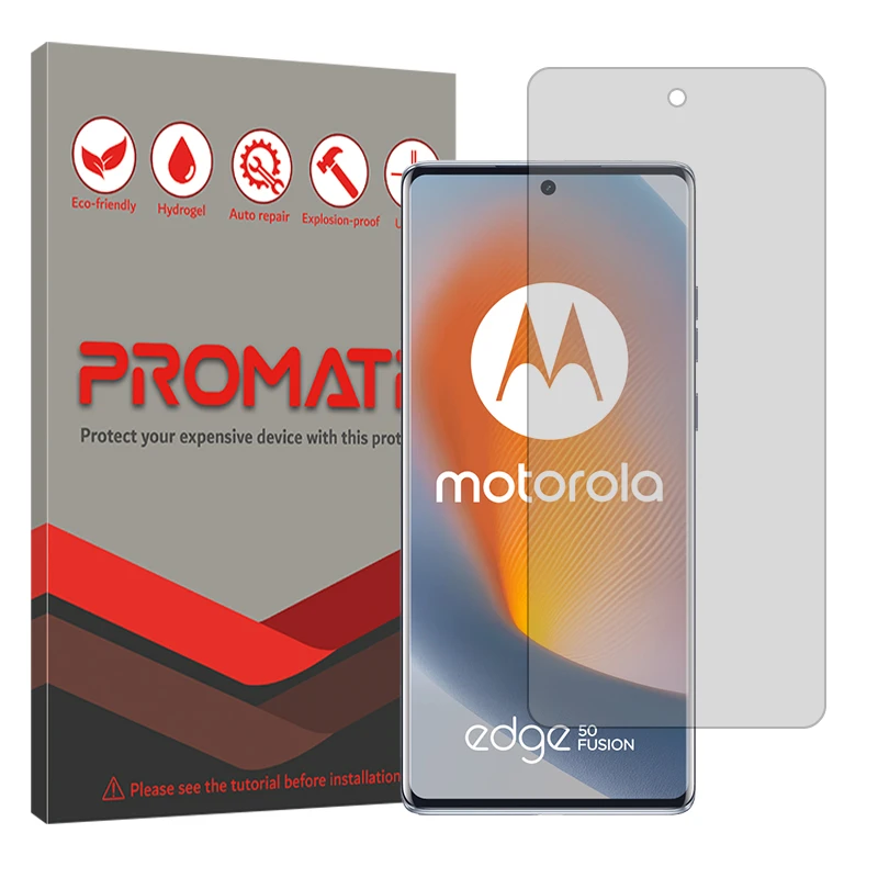 محافظ صفحه نمایش شفاف پرومیت مدل Resistant مناسب برای گوشی موبایل موتورولا Edge 50 Fusion