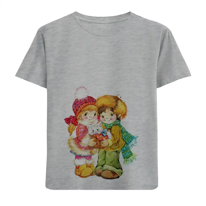 تی شرت آستین کوتاه بچگانه مدل دوستان D324