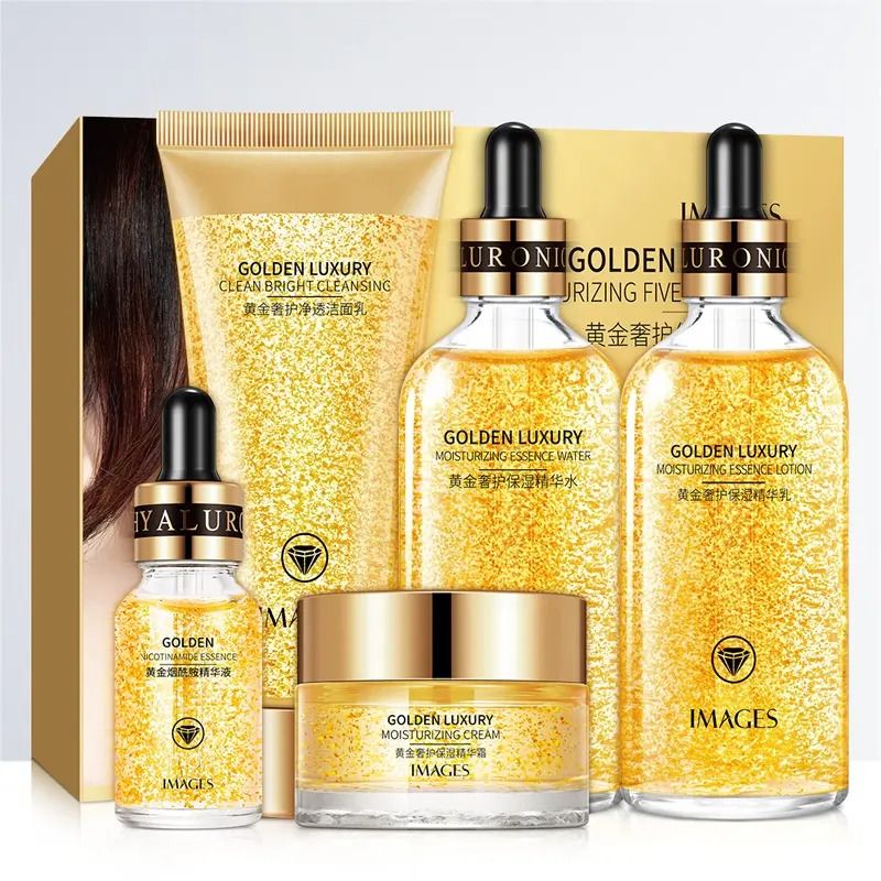 مجموعه مراقبت پوست ایمجز مدل Golden Luxury مجموعه 5 عددی -  - 2