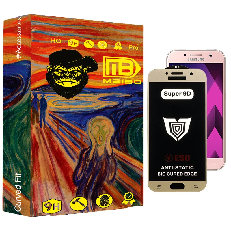 محافظ صفحه نمایش میبو مدل Super9D Solid 007 مناسب برای گوشی موبایل سامسونگ Galaxy a520 / a5 2017