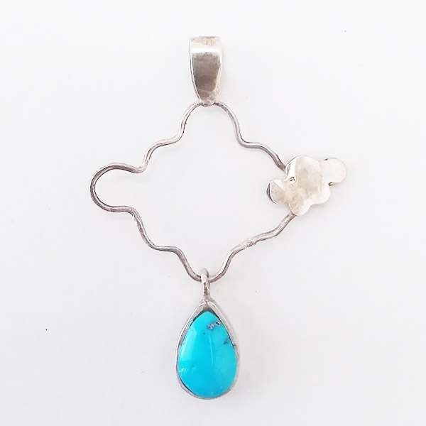 آویز گردنبند نقره زنانه کد 173at