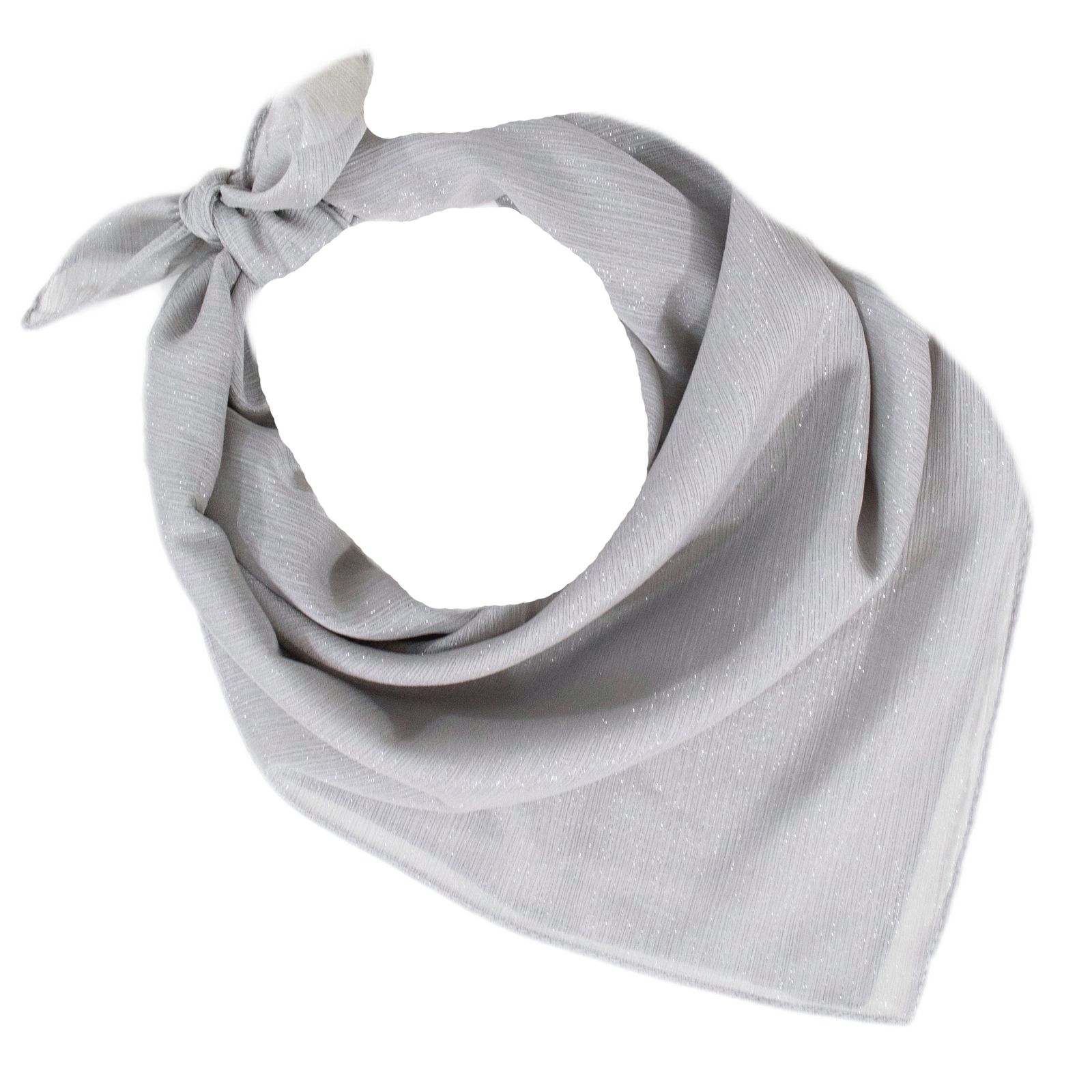 دستمال سر و گردن زنانه مدل مینی حریر لمه دار ساده کد ana-2417 -  - 1