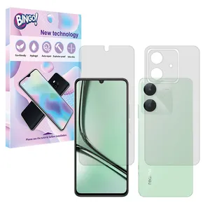 Bingo Tough model matte screen protector suitable for Realme Note 60X mobile phone along with the back protector