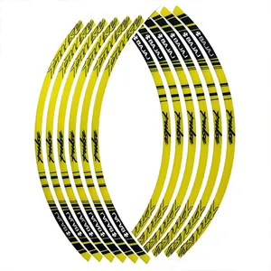 برچسب دور رینگ موتور سیکلت وارون مدل W-17-YLW مناسب برای پالس بسته 12 عددی