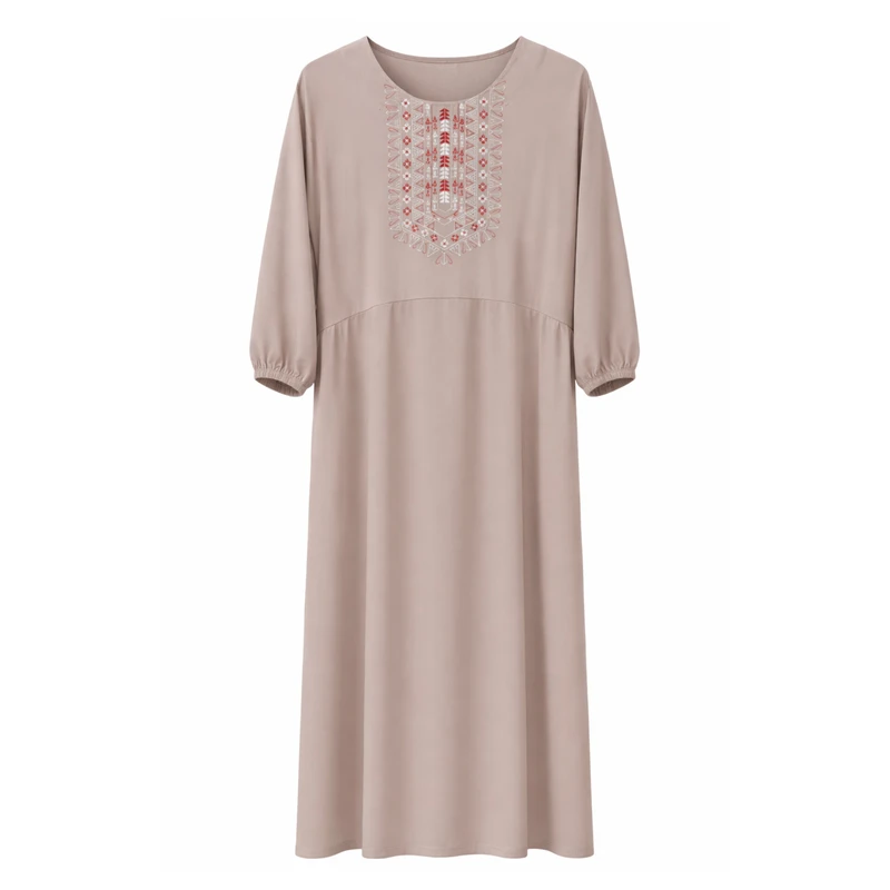 پیراهن ساحلی یقه گرد زنانه مدل آیدا 2