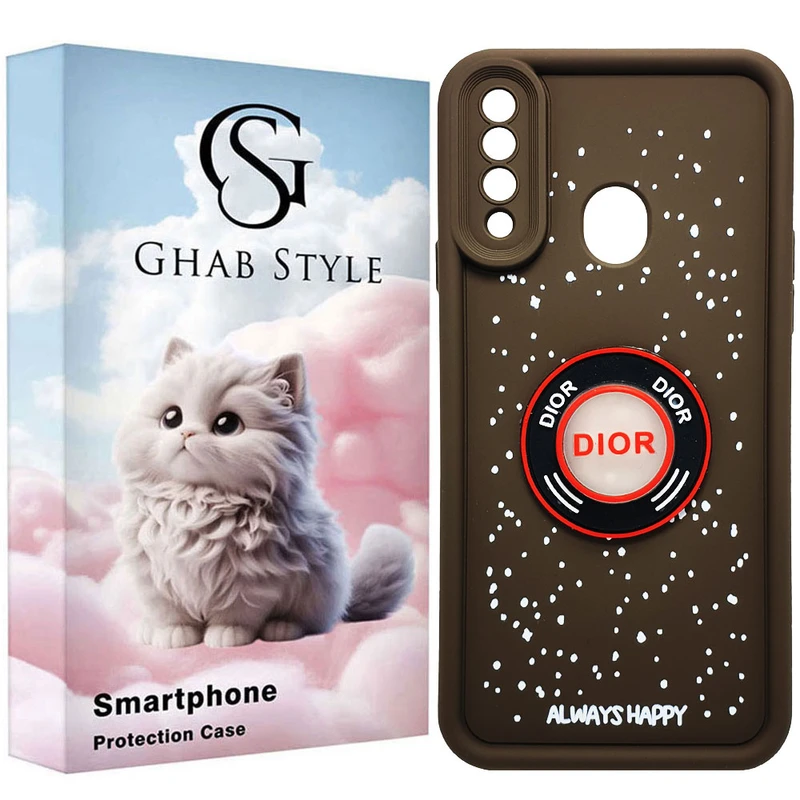 کاور قاب استایل مدل سیلیکونی طرح چراغدار مناسب برای گوشی موبایل سامسونگ Galaxy A20S