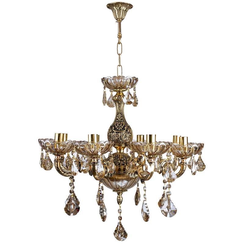  لوستر هشت شعله چشمه نور کد C2836/8