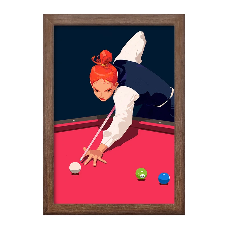 تابلو خندالو طرح بیلیارد Billiard کد 28118
