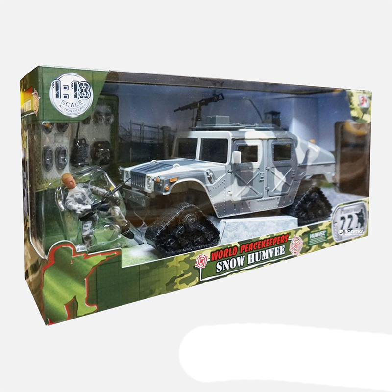 ست اسباب بازی جنگی مدل anow humvee کد 77054