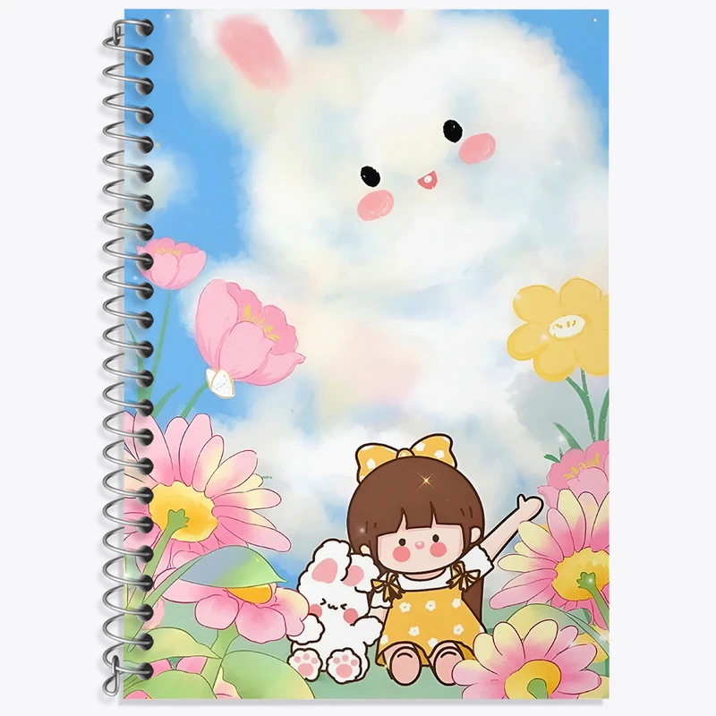 دفتر لغت 50 برگ خندالو طرح دخترانه کیوت کد N3931