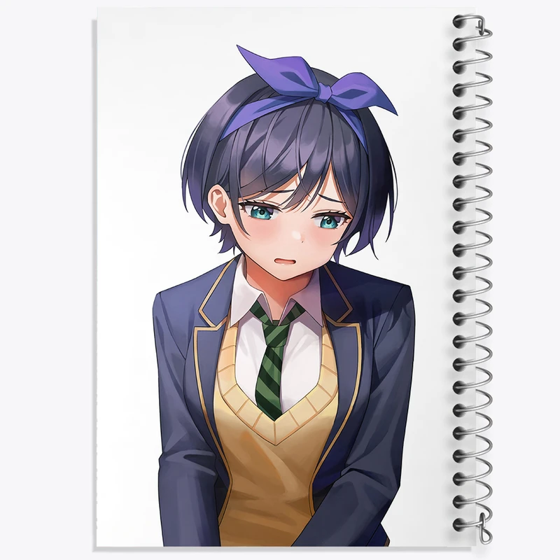 دفتر مشق 50 برگ خندالو طرح روکا انیمه کانوجو اوکاری کد 34812