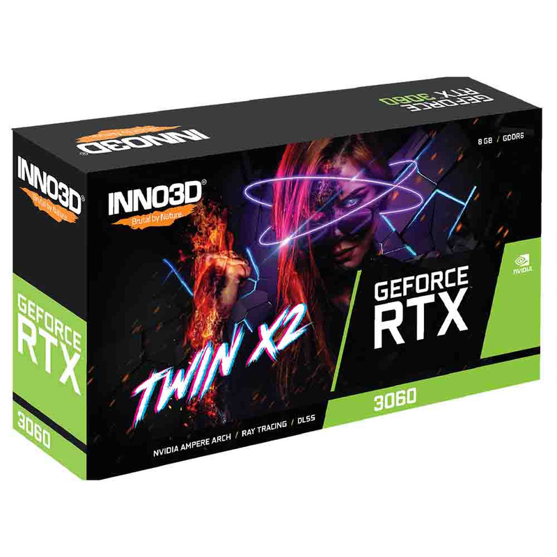 کارت گرافیک اینو تیری دی مدل  INNO3D GeForce RTX 3060 TWIN X2