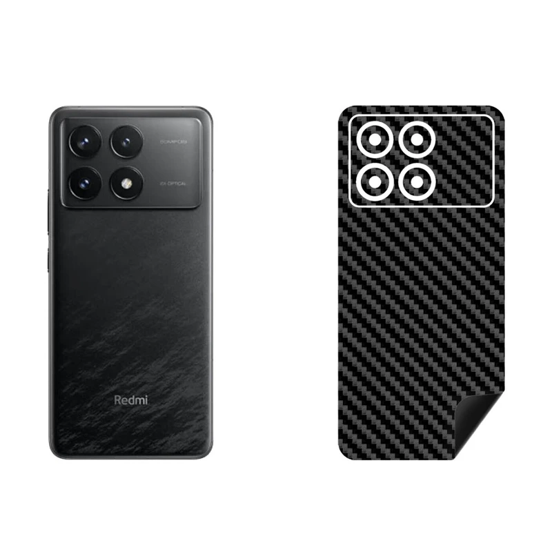 برچسب پوششی بستور طرح کربن مدل GB3-15 مناسب برای گوشی موبایل شیائومی Redmi K70 Pro