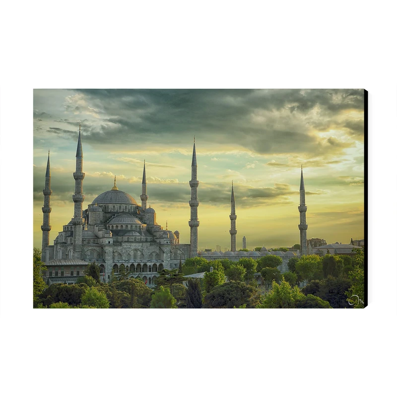 تابلو شاسی عرش طرح گردشگری ترکیه مدل مسجد سلطان احمد (مسجد آبی) کد As6034