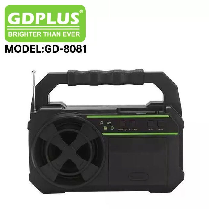 سیستم روشنایی خورشیدی جی دی پلاس مدل GD-8081 سیستم روشنایی خورشیدی جی دی پلاس مدل GD-8081