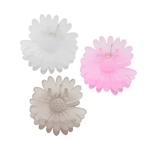 کلیپس مو زنانه مدل بابونه  کد 01 مجموعه 3 عددی