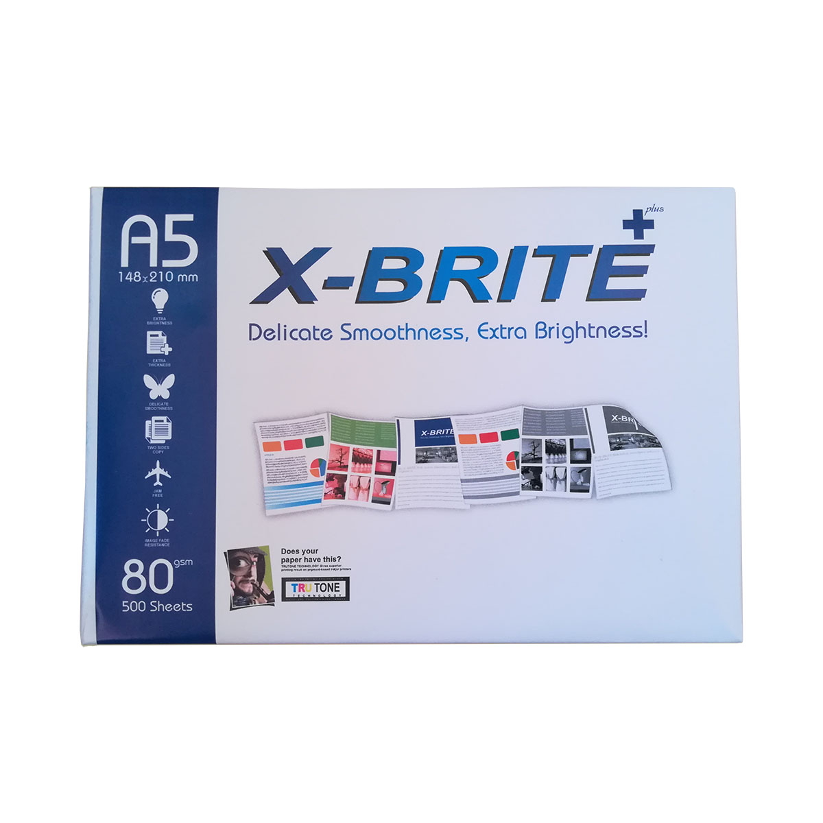 کاغذ A5 ایکس برایت کد 445 بسته 500 عددی
