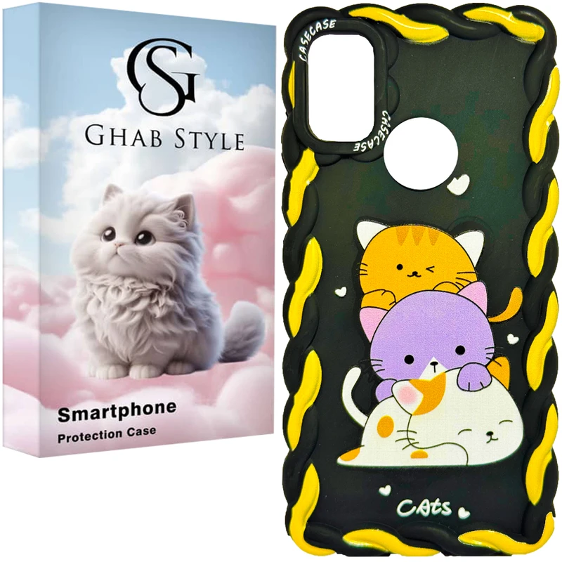 کاور قاب استایل مدل موجدار فانتزی مناسب برای گوشی موبایل سامسونگ Galaxy A11 / M11