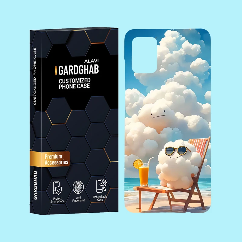 کاور گارد قاب علوی مدل هنری مناسب برای گوشی موبایل سامسونگ Galaxy A51 4G