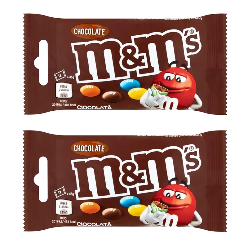 اسمارتیز شکلاتی ام اند امز - 45 گرم بسته 2 عددی