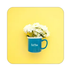 زیر لیوانی کاکتی طرح گل مدل mp19698