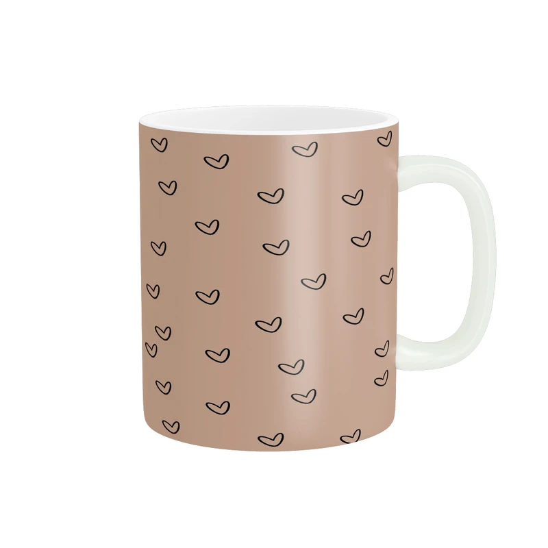 ماگ پادآفرین مدل فانتزی طرح قلب کد p9973