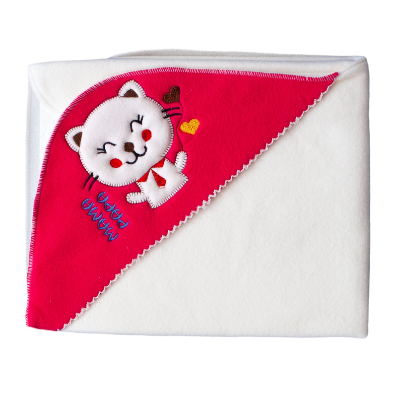 حوله نوزادی طرح گربه کد B12