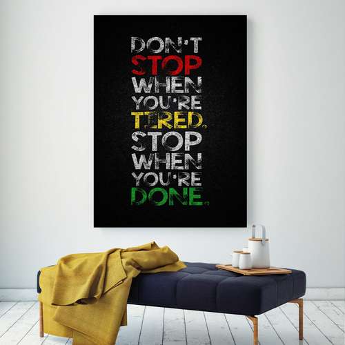 پوستر طرح انگیزشی مدل Dont Stop کد AR16770