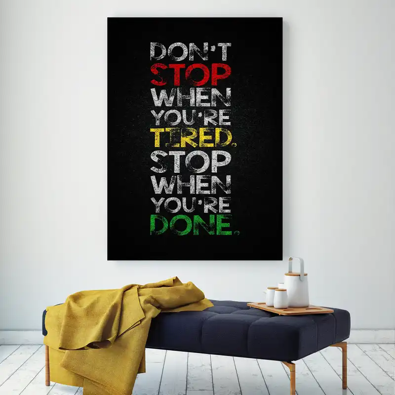 پوستر طرح انگیزشی مدل Dont Stop کد AR16770