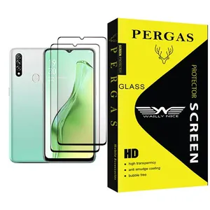 Waily Nice Pergas Glass MIX002 Screen Protector For Oppo A31 Pack Of 2