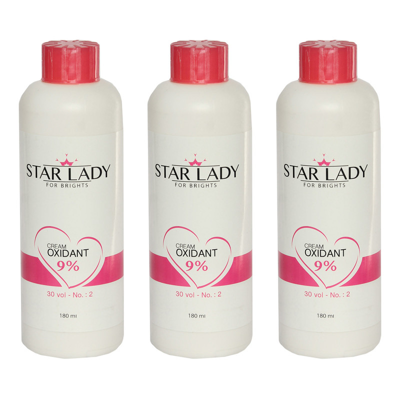 اکسیدان استارلیدی شماره 2 نه درصدی حجم 180 میلی لیتر مجموعه سه عددی