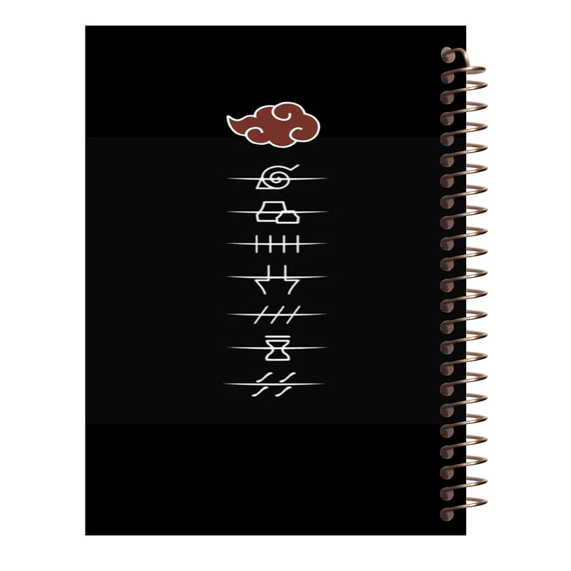 دفتر مشق 100 برگ طرح انیمه ناروتو مدل آکاتسوکی کد H198