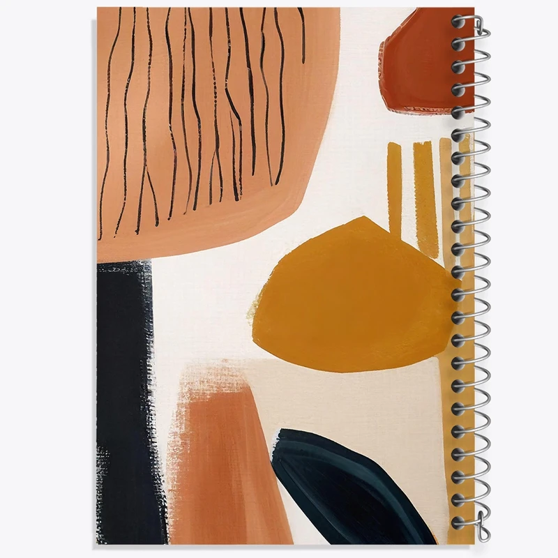 دفتر ژورنال نویسی 50 برگ خندالو مدل نقطه ای طرح دکوراتیو (decorative) کد F1936