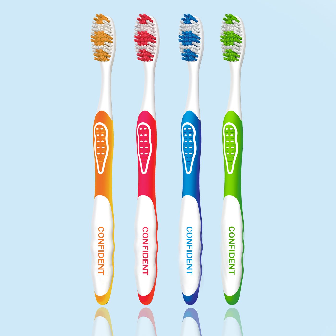 مسواک کانفیدنت مدل Pearl Travel Pack با برس نرم -  - 4