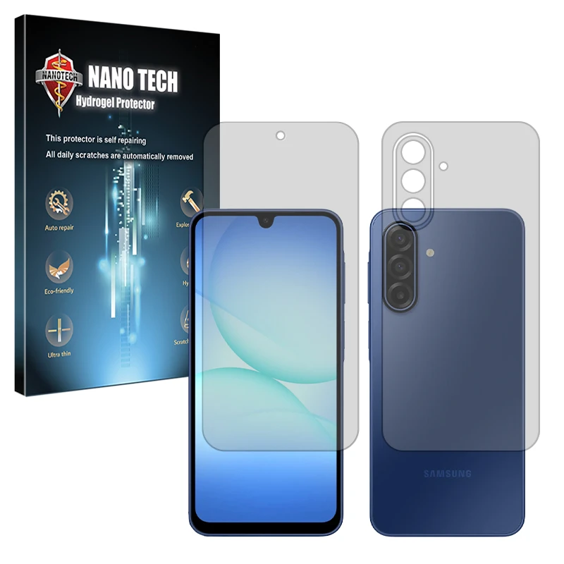 محافظ صفحه نمایش مات نانو تک مدل Tough مناسب برای گوشی موبایل سامسونگ Galaxy A17 به همراه محافظ پشت گوشی